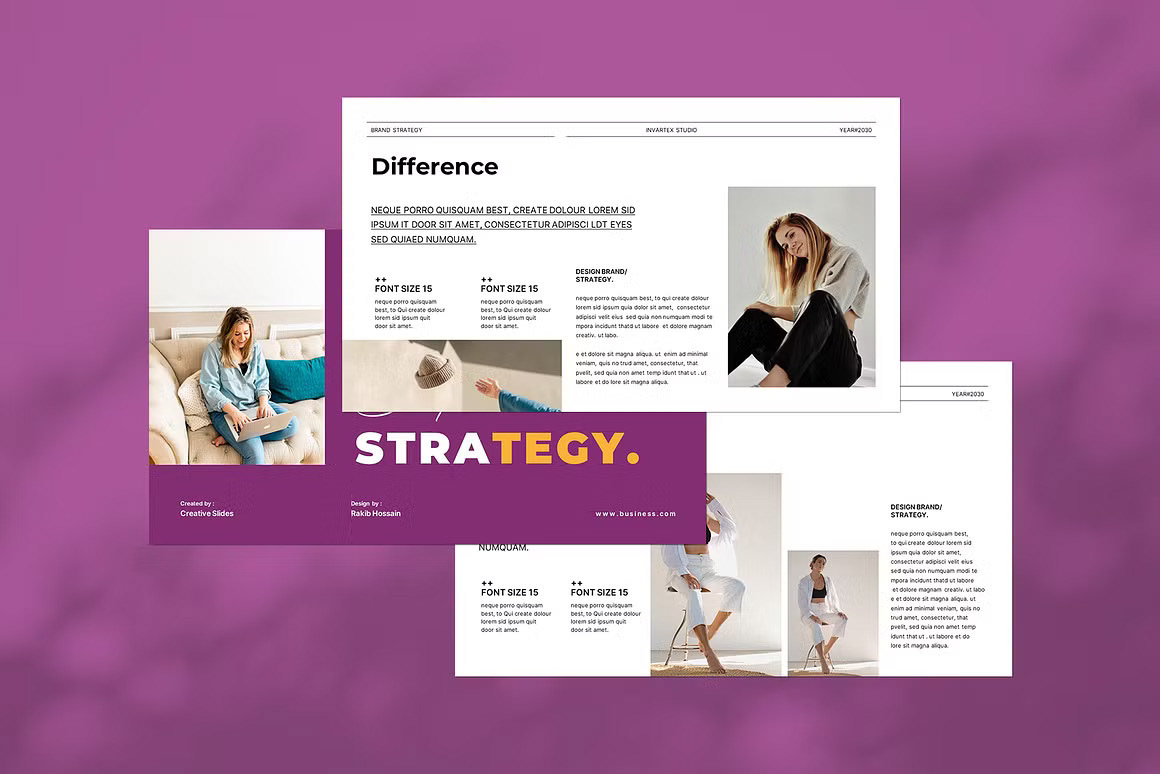 brand strategy presentation template Brand Design Brand Presentation business profile Case Study Proposal brand guide corporate presentation strategy guide 