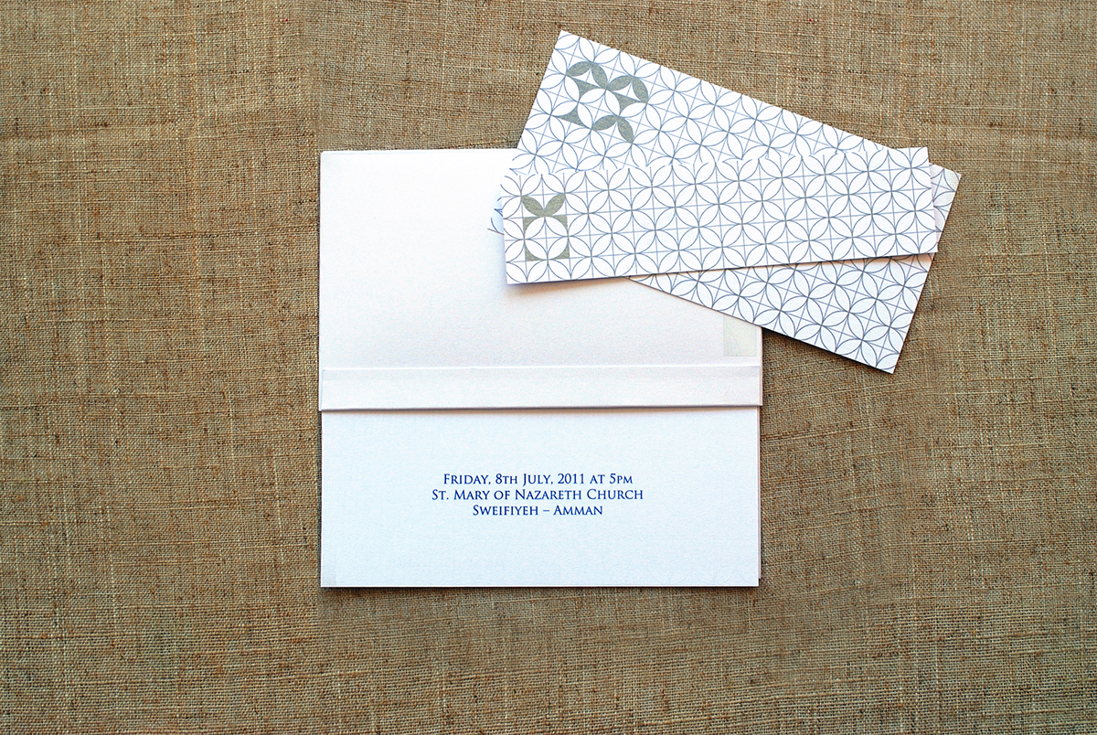wedding  invitation  invites  pattern  bride  groom  present  gift  cross  church  yazan  baggili card arabic