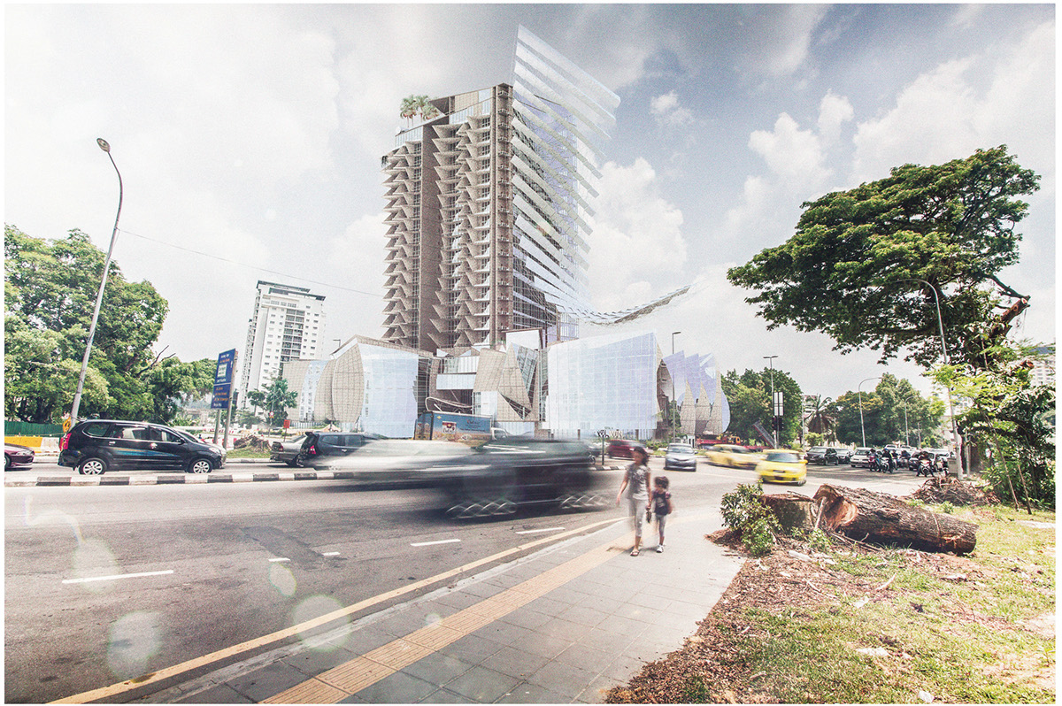 Mixed Development construction Parametricism Jalan Jelatek Jalan Ampang Urban High End