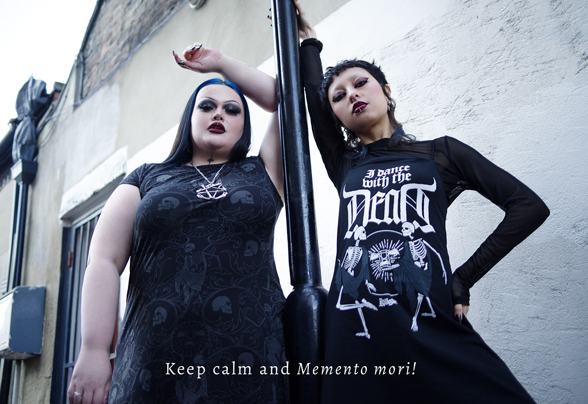 alternative Clothing danse macabre death Fashion  gothic killstar memento mori seamless
