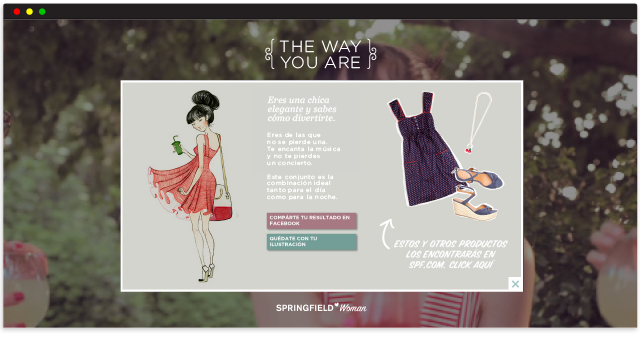 interactive digital UI ux ia Fashion 