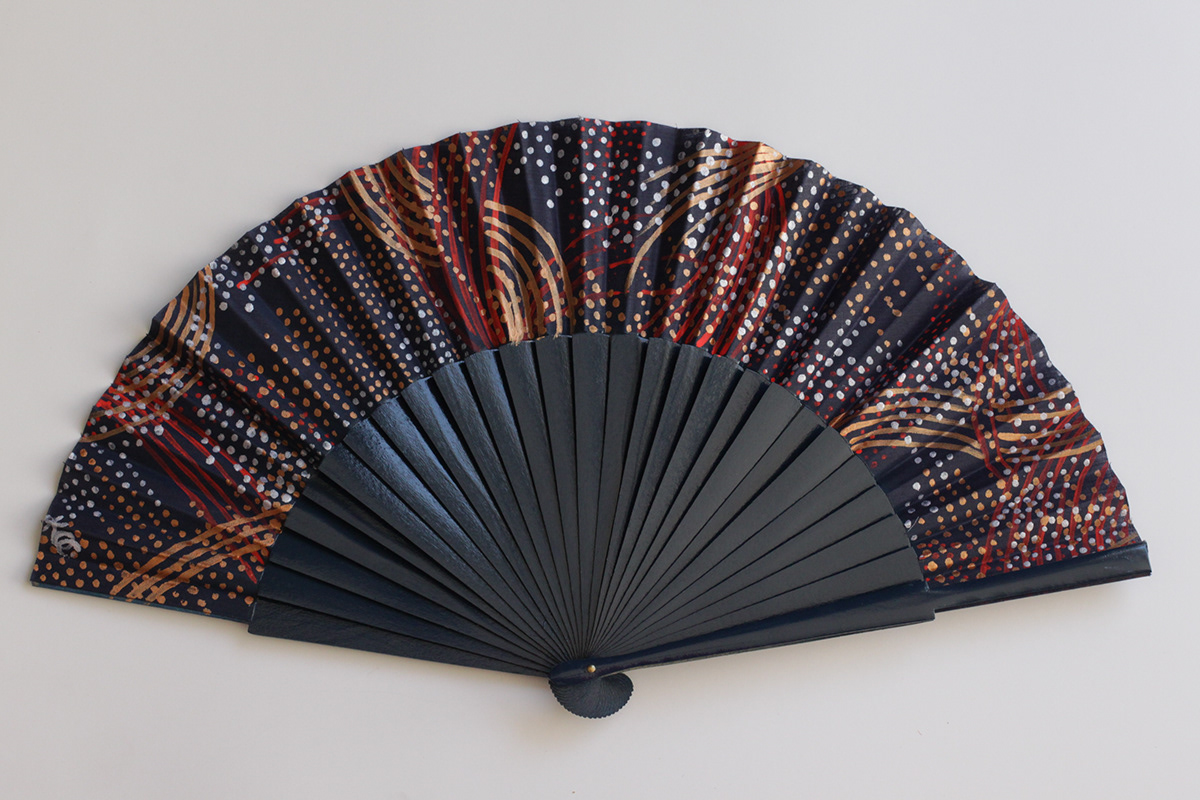hand fan object Accessory art