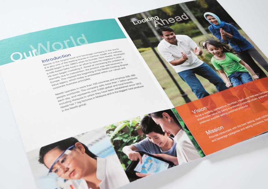 nestle brochure corporate profile deliver