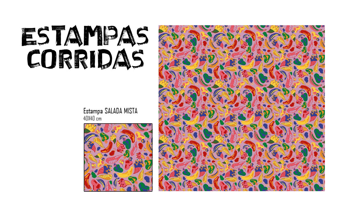 chita Estamparia Fashion  floral pattern moda pattern pattern design  prints textile design 