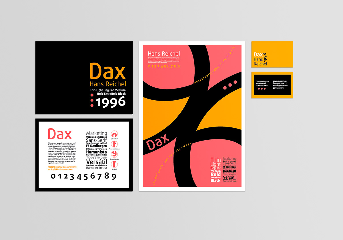 bussiness card daxline pro diseño gráfico graphic design  postcard poster
