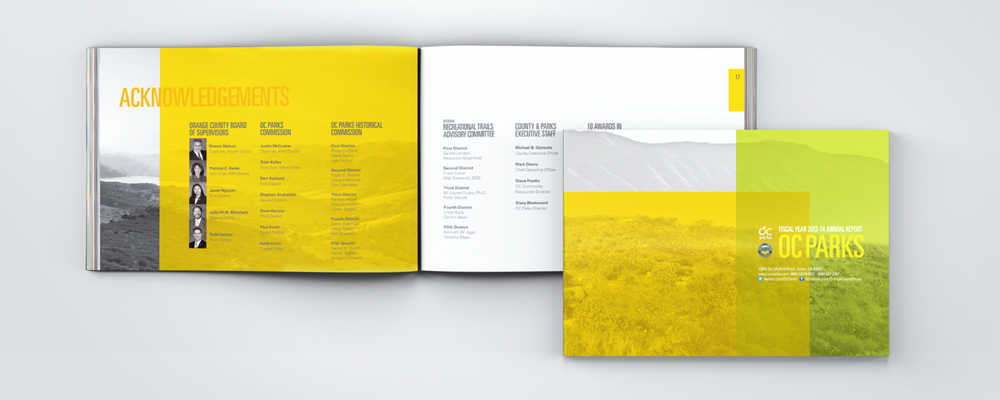 annual report design print orange county