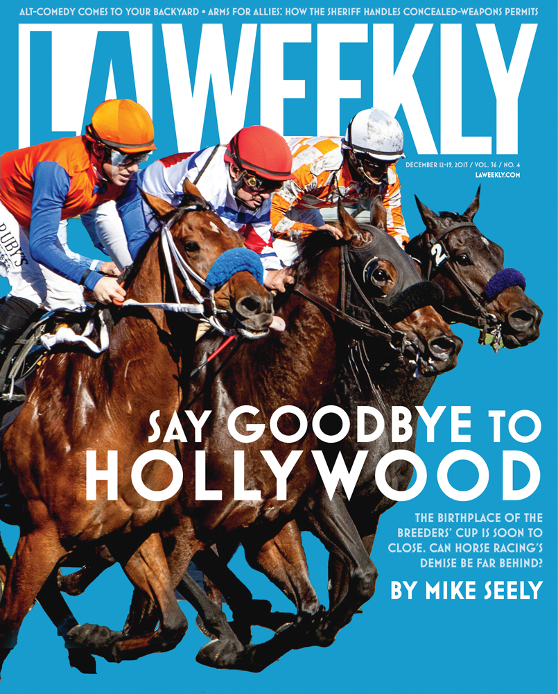 horse Racing Horseracing Hollywood Park edititorial la weekly Tim Conway Jr jockey trainer stables racetrack