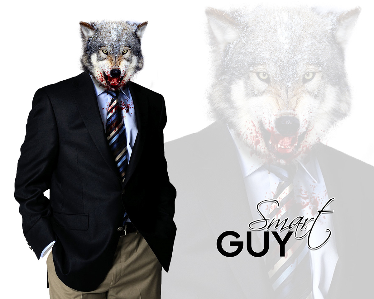 wolf Smart Guy Man in Wolf