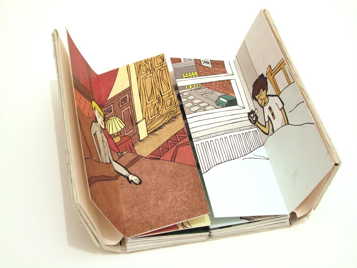 door Victoria style modern exchange pop-up book paper papercraft ILLUSTRATION  插畫 立體書