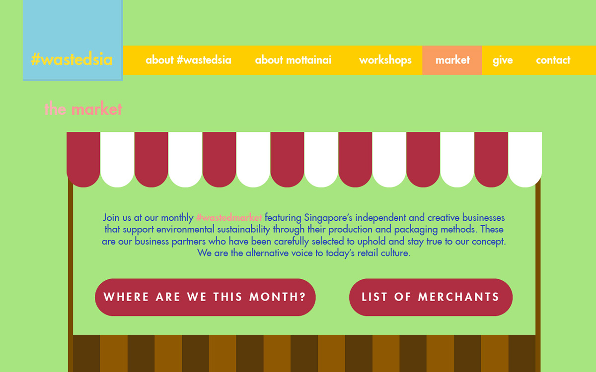 campaign wes anderson vector flat minimalist pop environment Sustainability Website