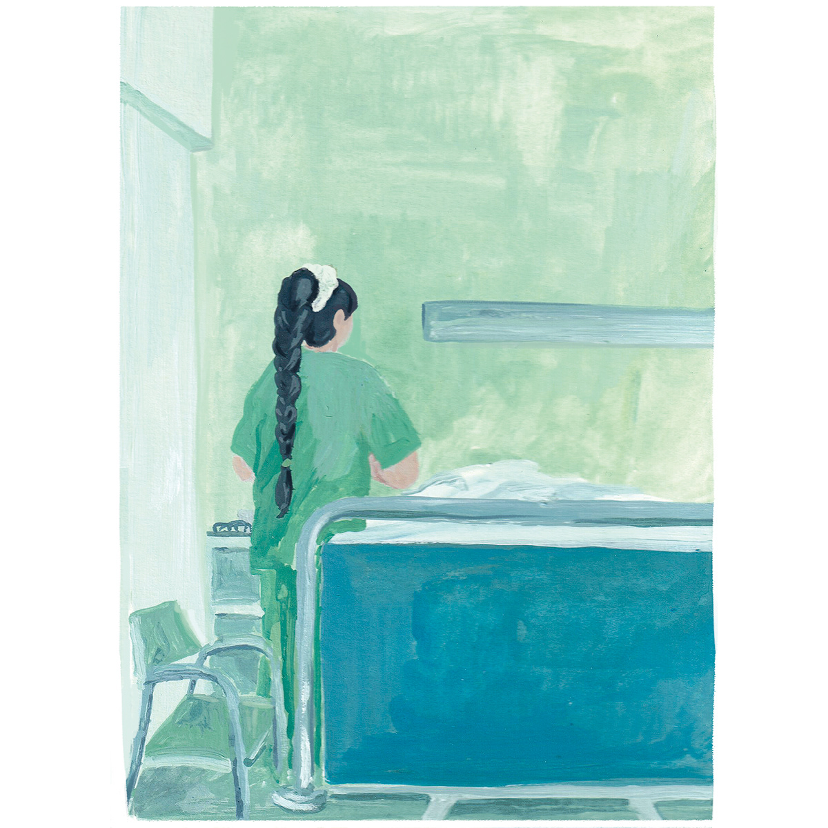 Autoedición editorial fanzine green hospital ILLUSTRATION  ilustracion publishing  