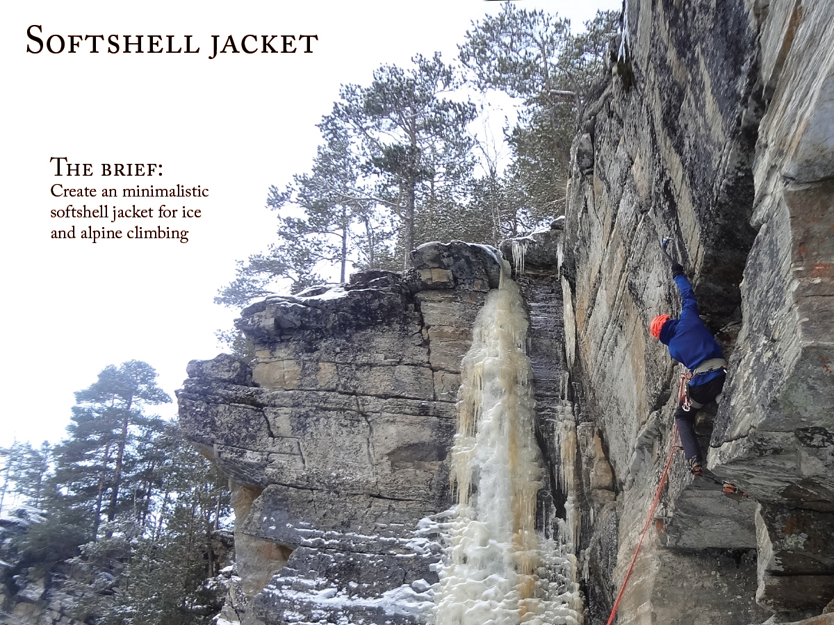 softshell climbing alpinism jacket mountains mountain sewing apparel garment rock climbing ice climbing