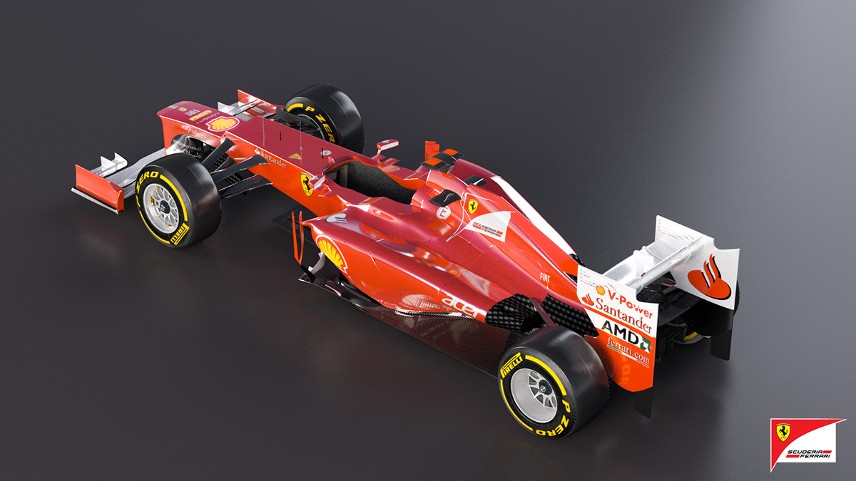 FERRARI f1 Formula1 formule1 Scuderia blender 3D maxence F2012 car automotive   automobile race pirreli