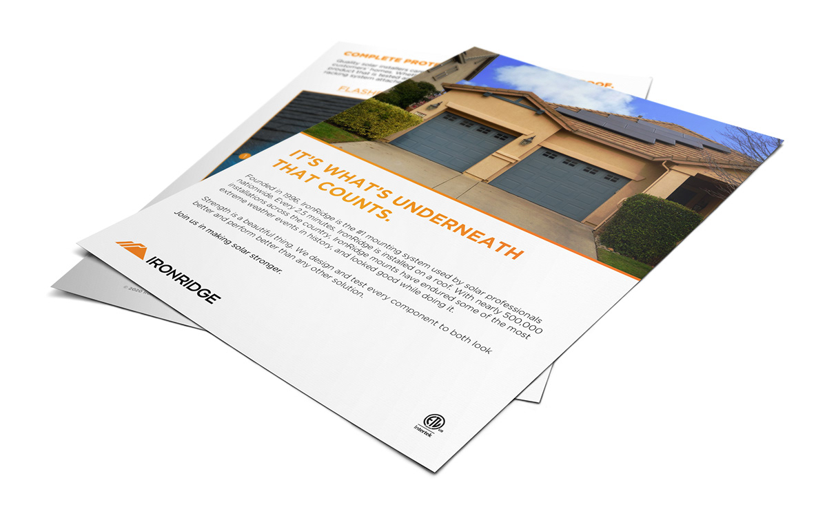 brochure construction flier flyer home homeowner marketing   product sales solar