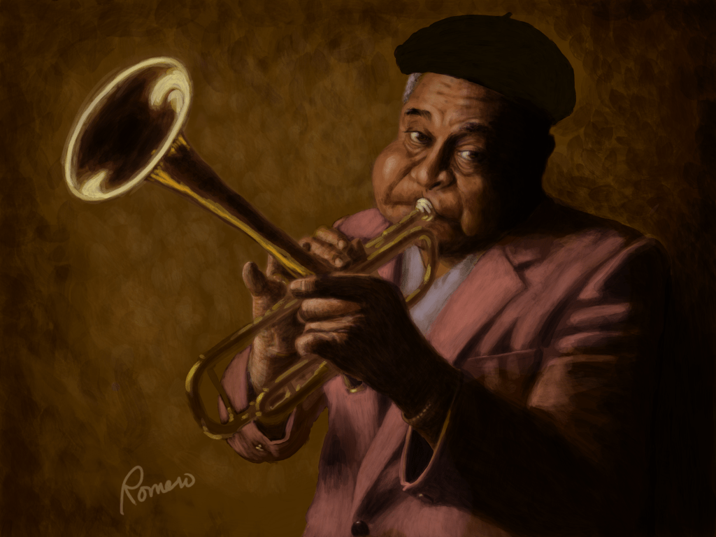 AdobeSketch Dizzy Gillespie Jazz Appreciation