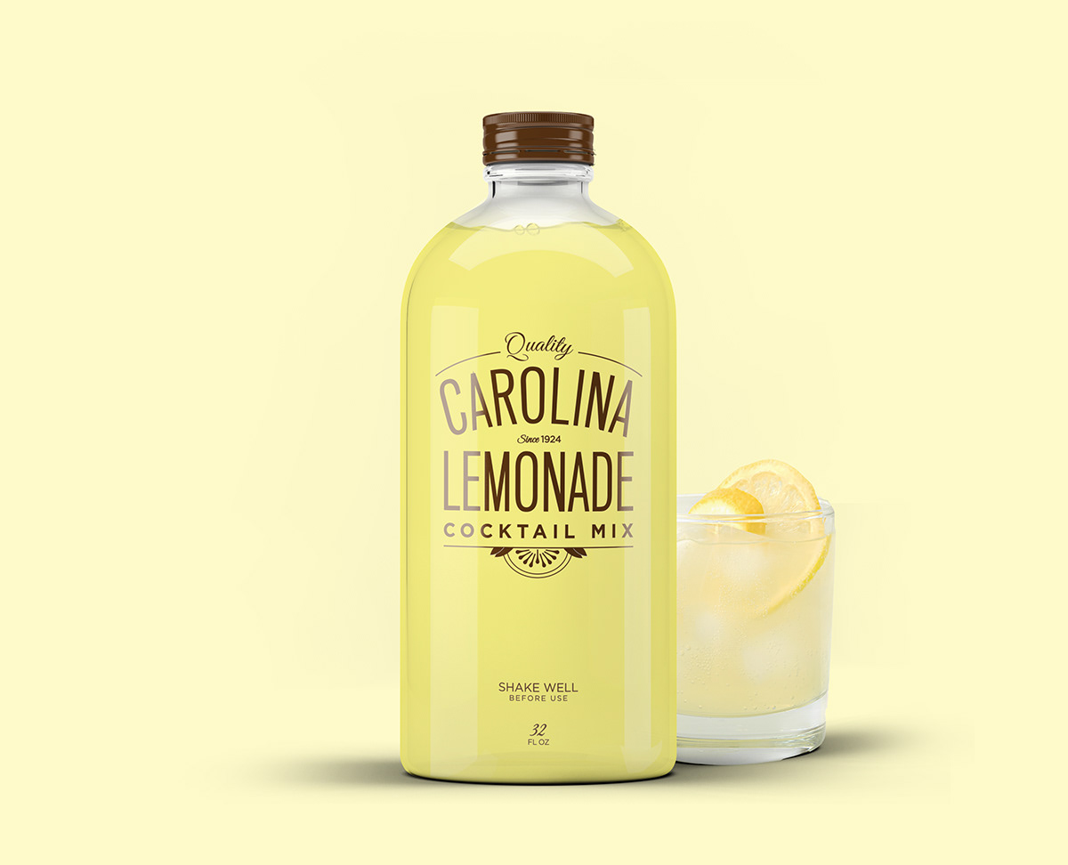 lemonade boston round No Label typegraphy Adobe Portfolio liquor
