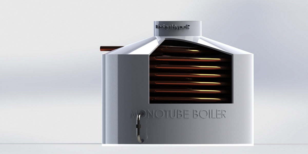 Boiler  monotube  engineering  solidworks