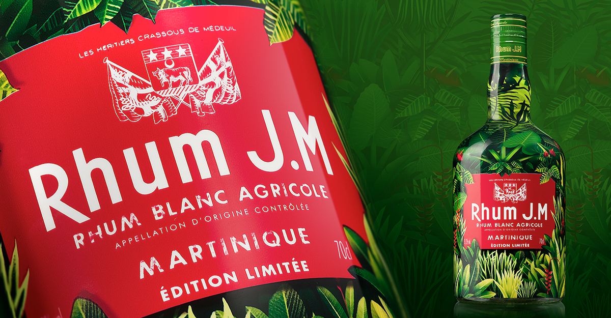 RHUM Rum red jungle macouba Linea design spirit valley Martinique agency