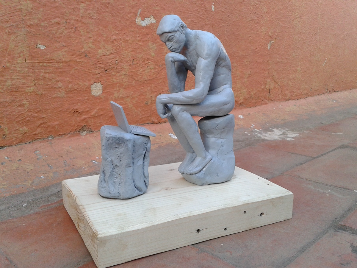 modern thinker super sculpey