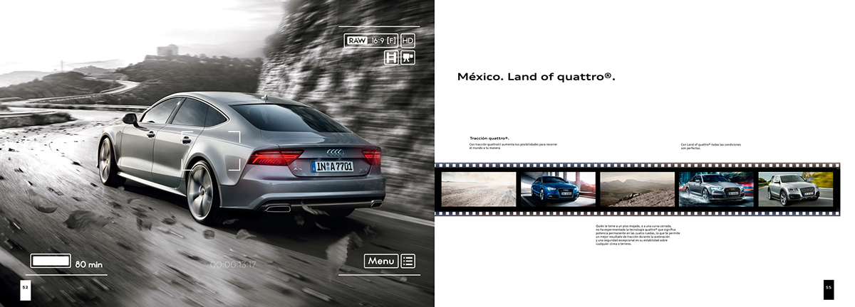 Audi editorial range car catalog