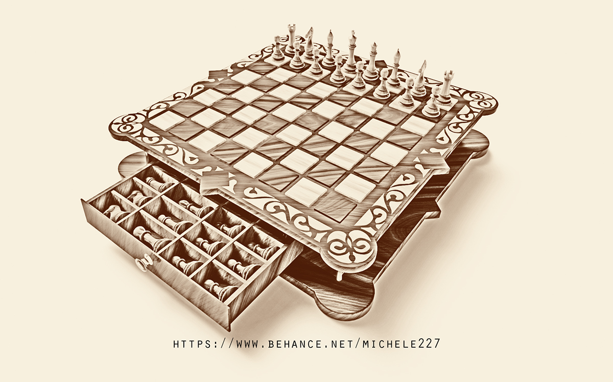 chess chessgame theimmortal 3ds max 3ds