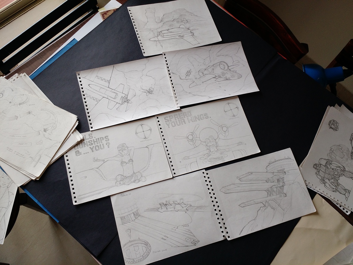 sketches pencil Creature Design Vehicle Design