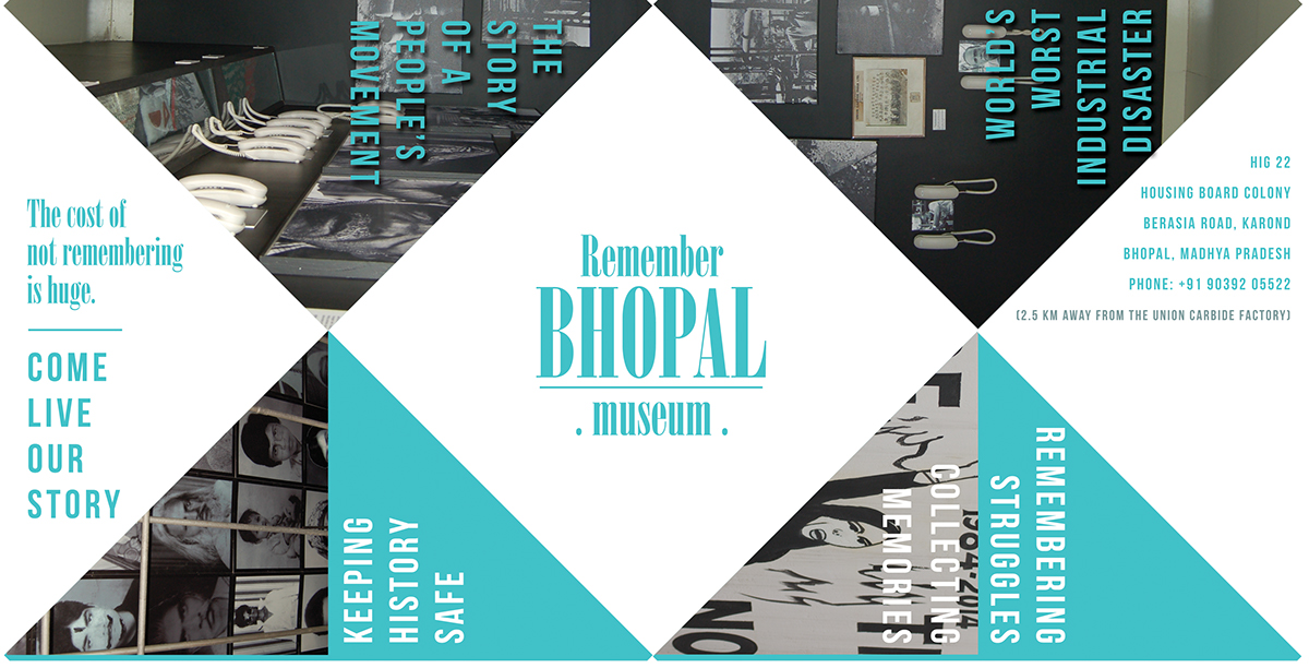 bhopal museum brochure Remember Bhopal Industrial disaster origami 