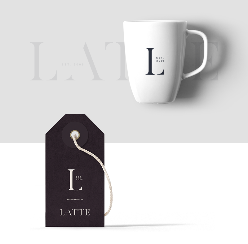brand logo Logotype typo-graphy editorial design latte CDMX huizar