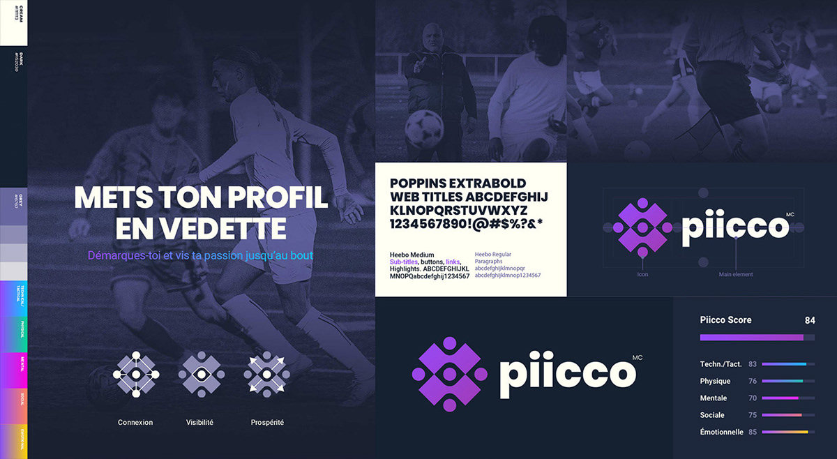 athlete football Mobile app rebranding soccer sport Sports Design UI/UX Website