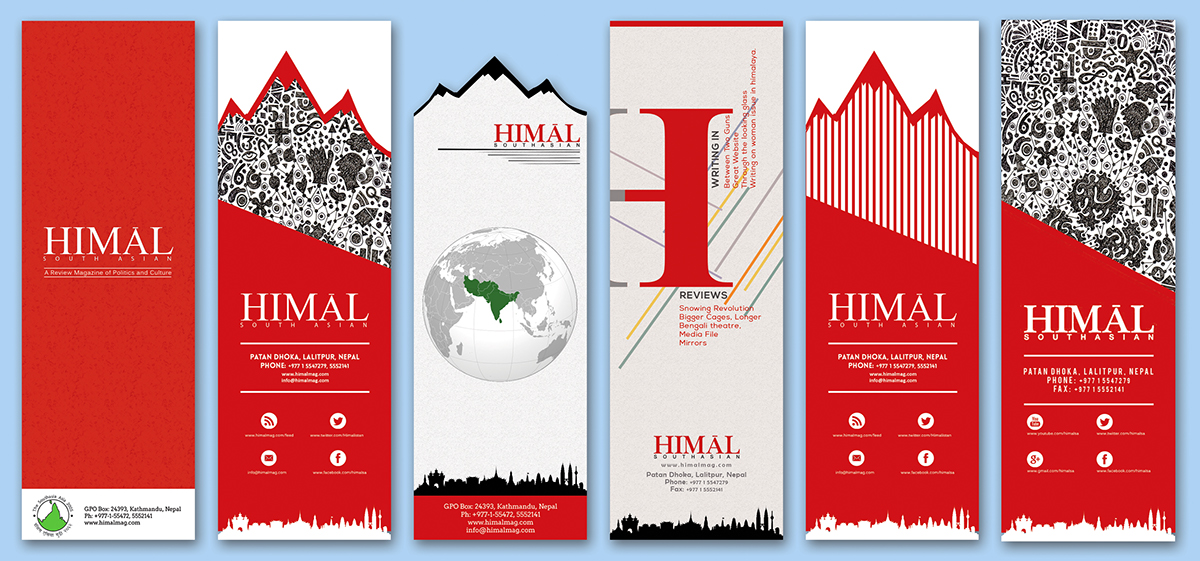 Himal southasian bookmark Booklet Poster Design