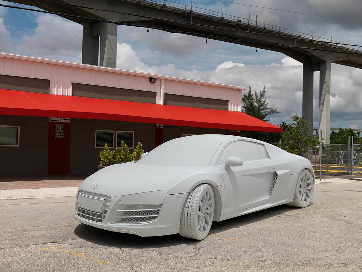 3D  automotive  retouching