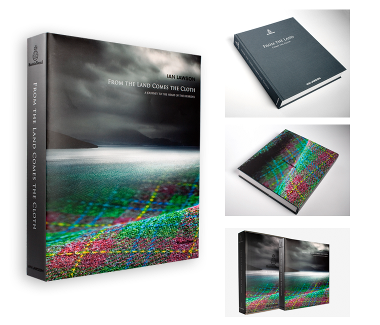 book design harris tweed landscape photography