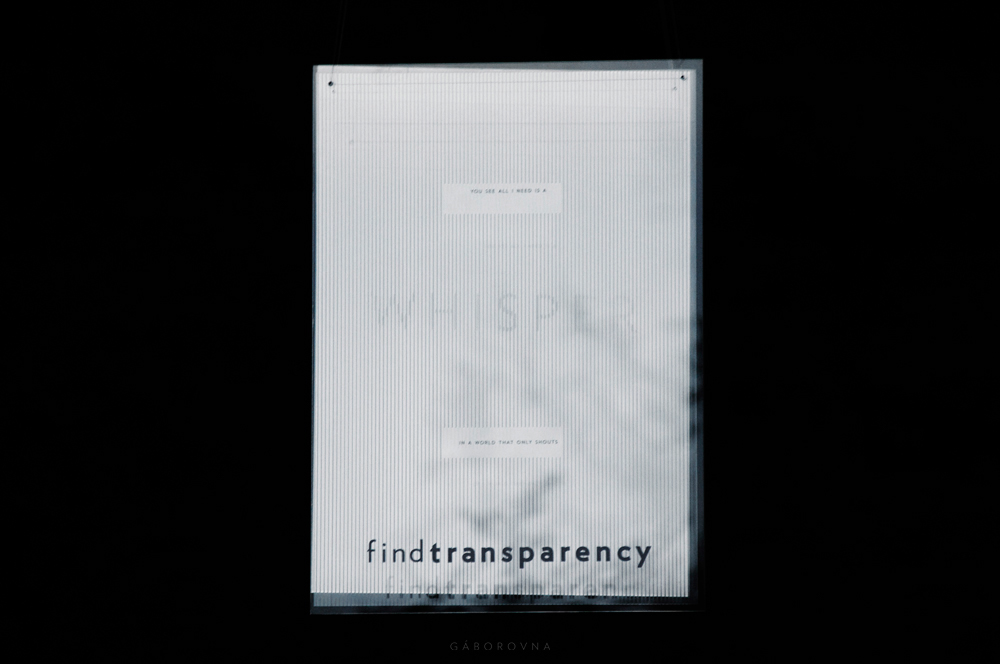 Transparency transparent graduation project material experimental