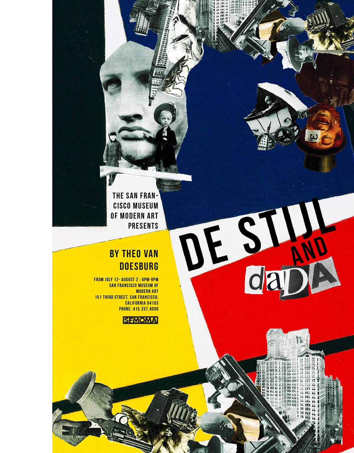 de stijl Dada modernism modern art Theo Van Doesburg poster constructivism