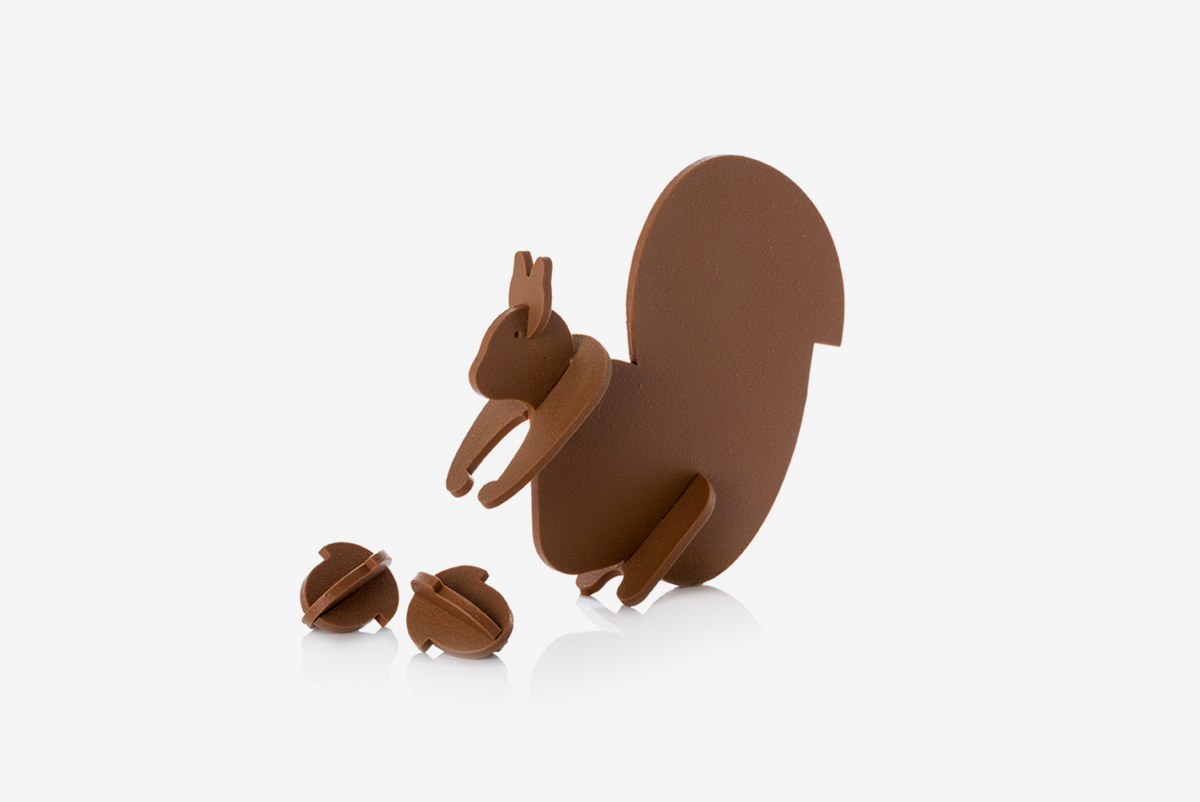 kit animalium chocolate callebaut josep maria ribe animals elephant puzzle 3D zip bag craft product