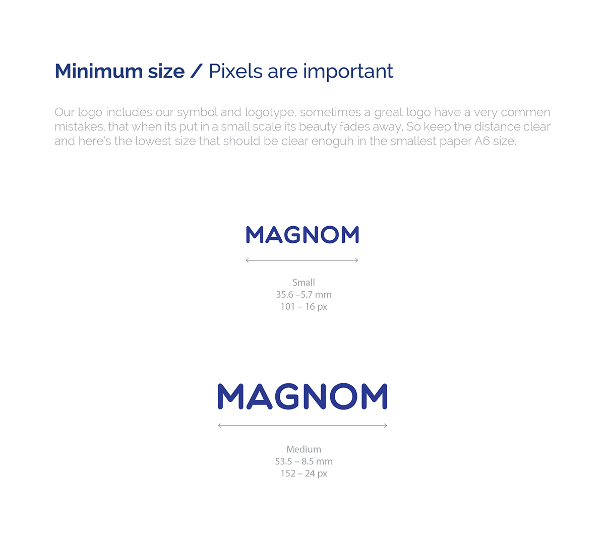 typographical Branding Identity Corporate Identity magnoom magnom