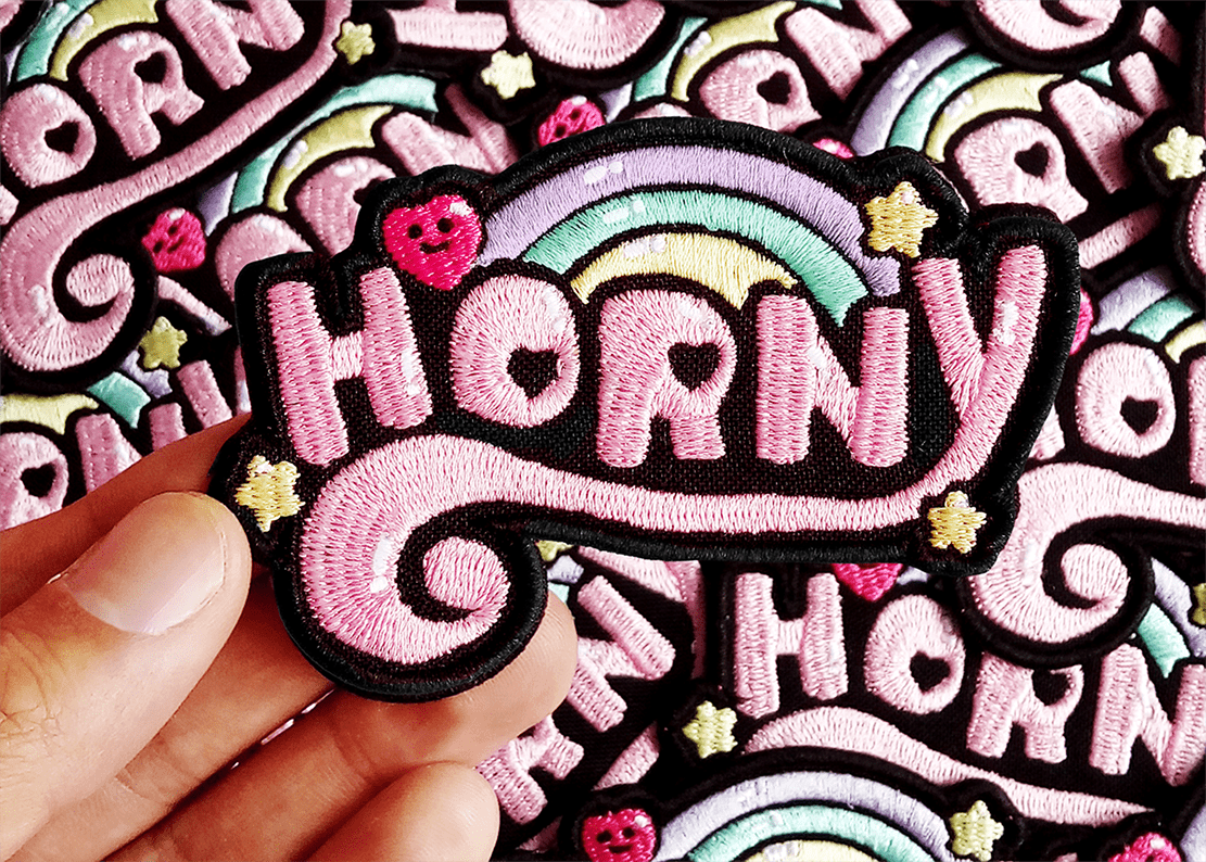 Embroidered Patches patch horny cute funny Meme my little pony sarcas sarcasm