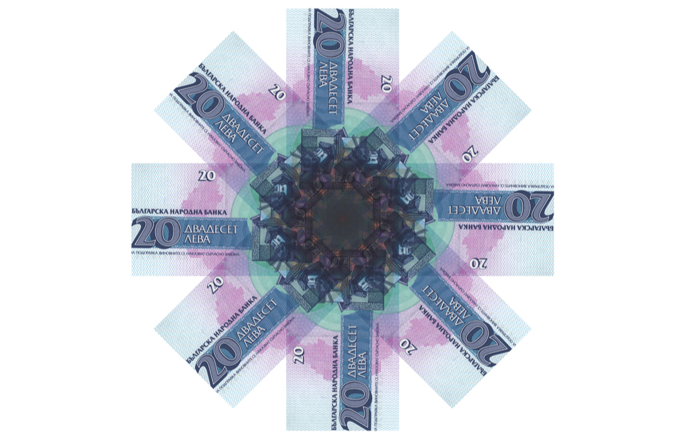 banknotes Patterns color money