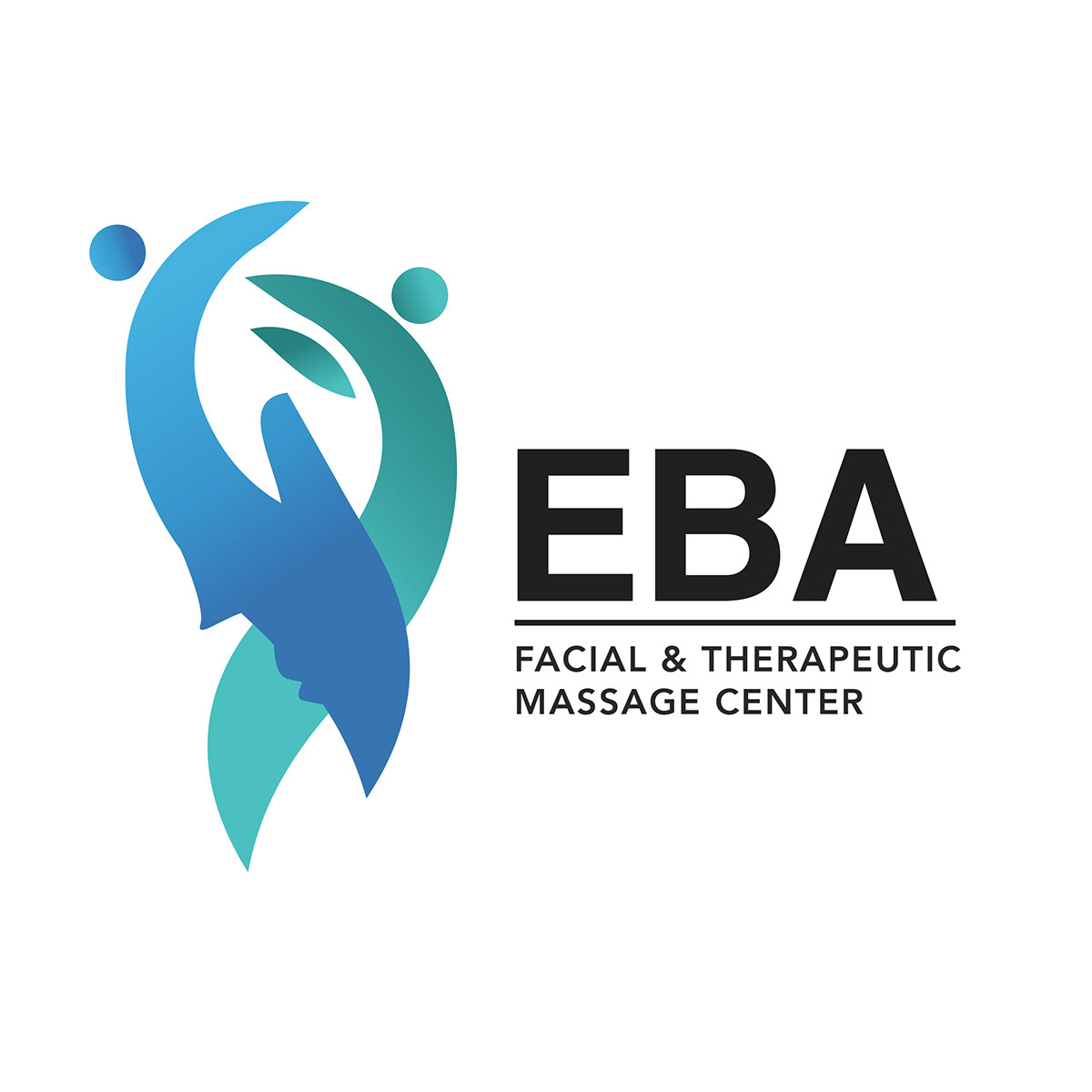 logo Spa therapeutic facial Massage center  Brandong Icon ILLUSTRATION  mock up