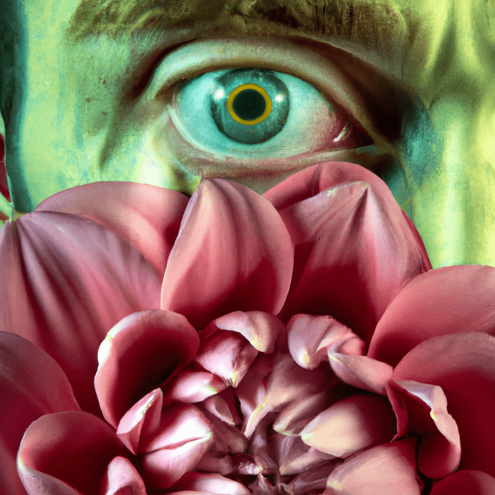 ai Ai Art botanical Digital Art  eye eyes floral flower Flowers portait