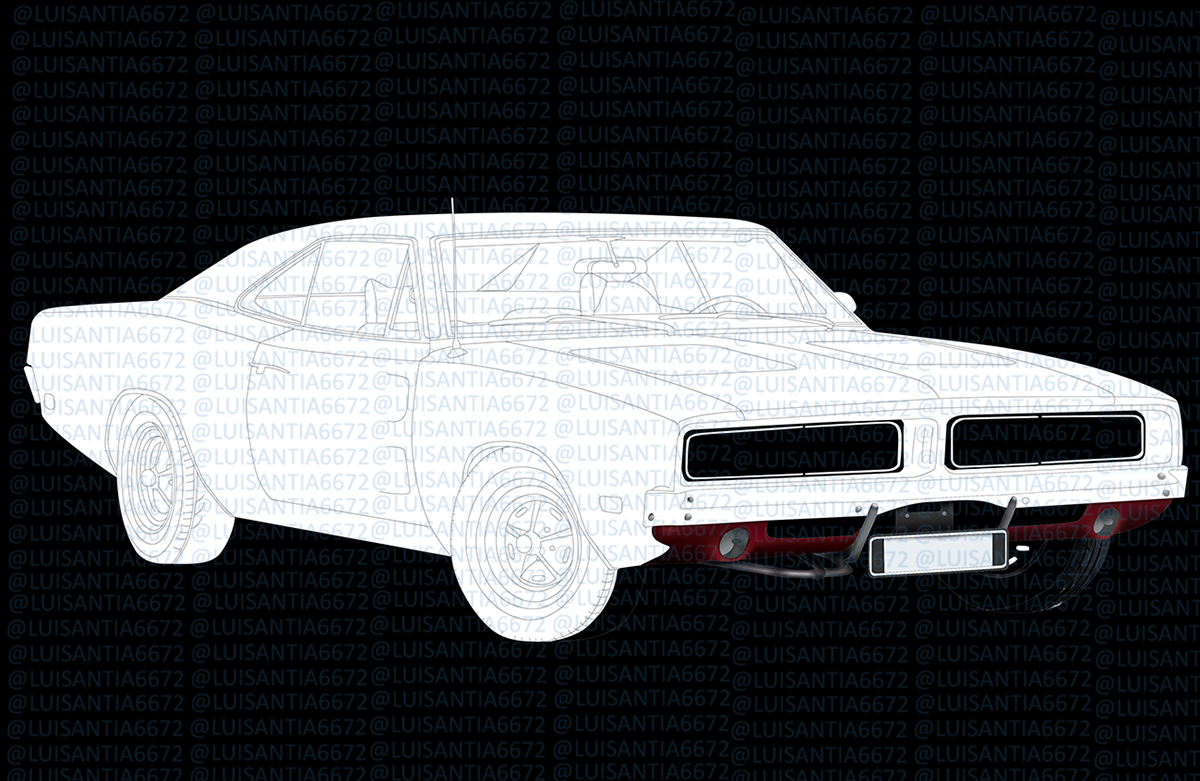 art automovil Cars Dodge Changer ILLUSTRATION  animation  automative design scenery sports transportation