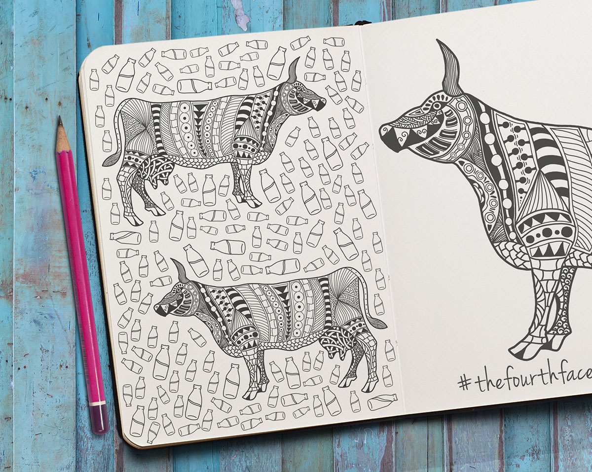 animals doodle ink moleskine sketchbook ankur chaudhary the fourth face doodles zentangle black and white