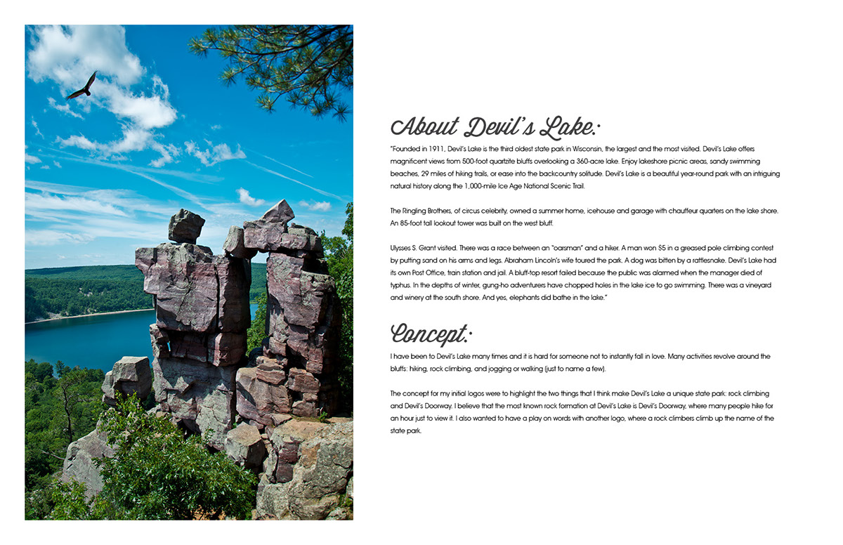 WDNR Devil's Lake Nature map Wisconsin state park