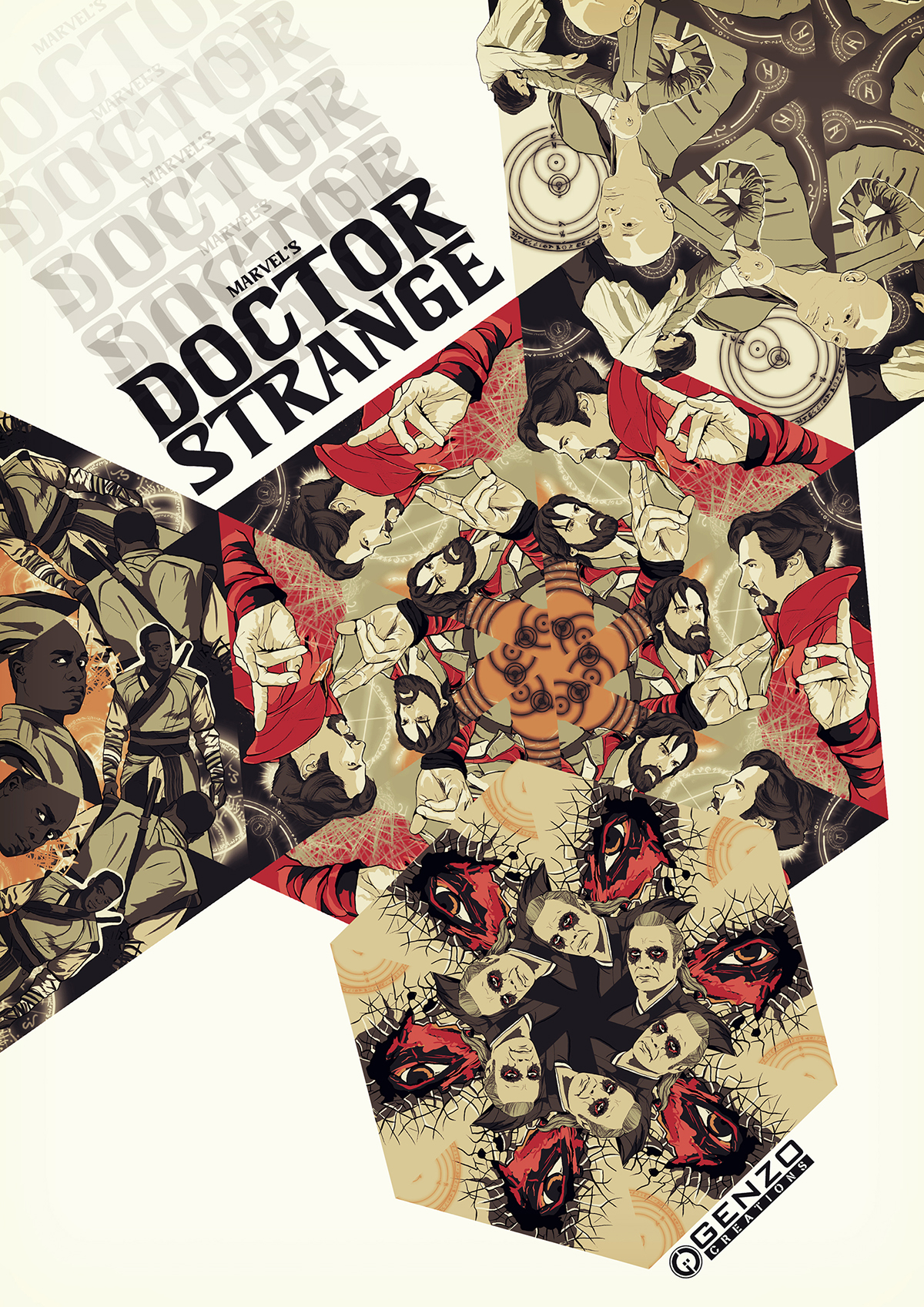 poster strange doctor Magic   kaleidoscope