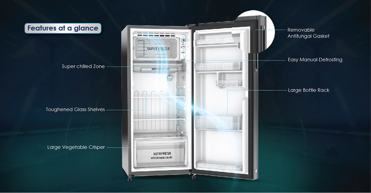 2022 design Advertising  best corporate features modern refrigerator