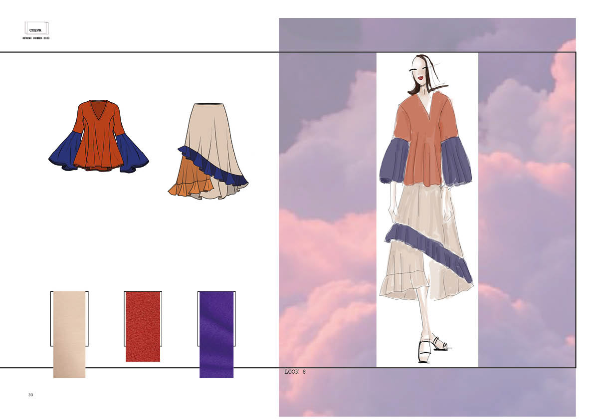 cave Fashion  print aguayo argentina Ancient colour wind clouds