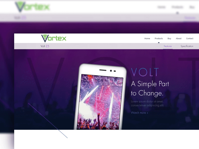 vortex redesign motion washington d.c. Craphic Design  Web Design  business