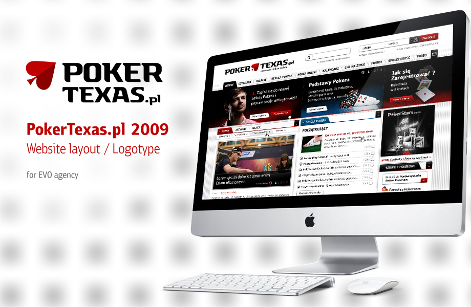Logotype Pokertexas Website Design identity Poker poker texas
