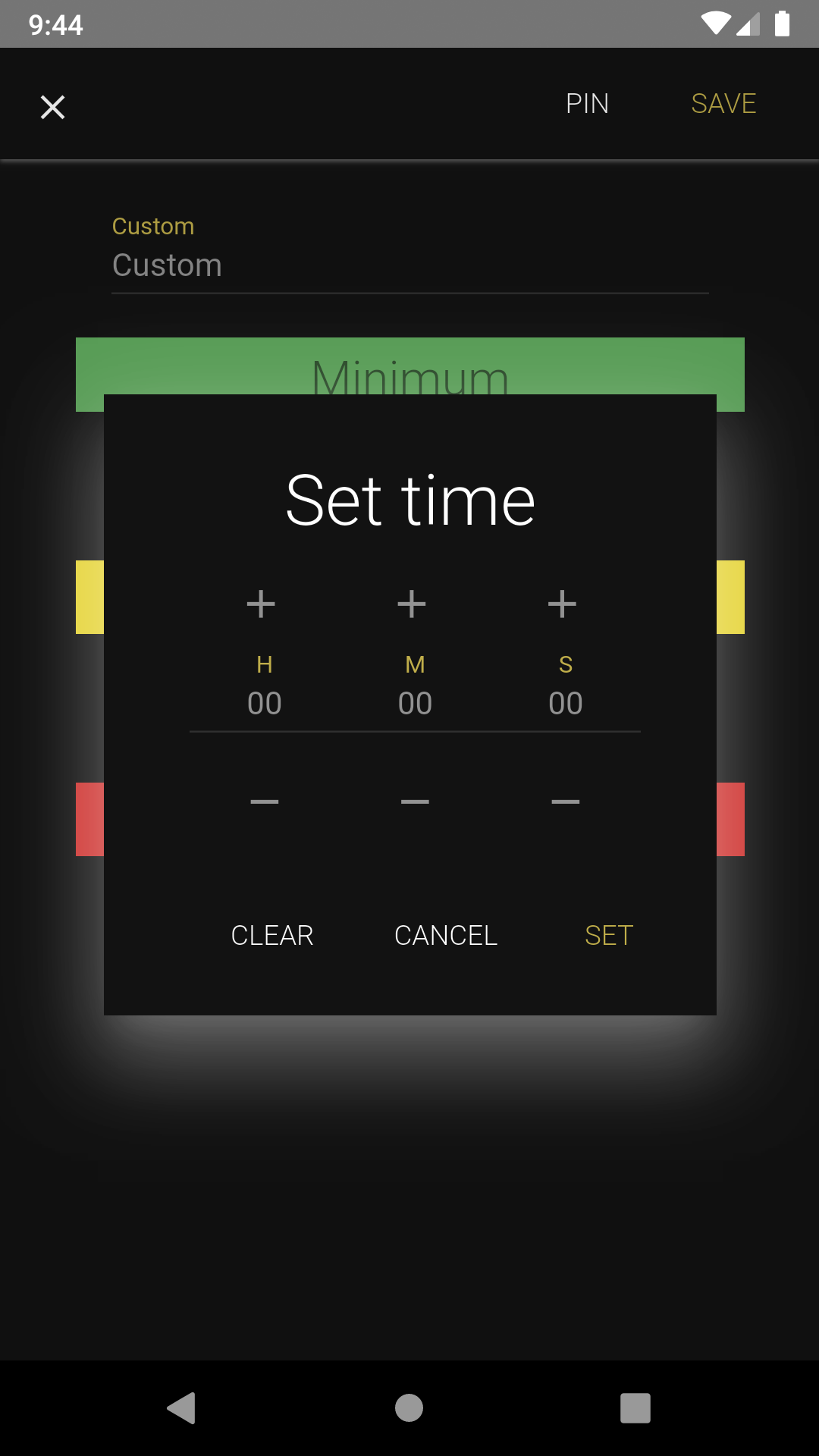 dark mode android Xamarin toastmasters public speaking timer stopwatch material design html5