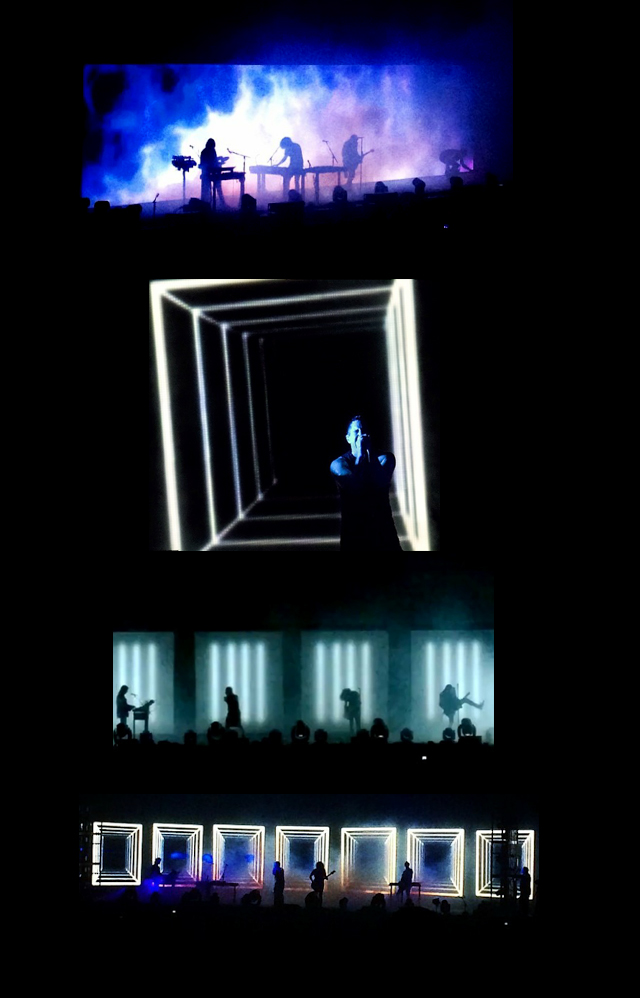 nin NIN 2013 nine inch nails Tension 2013 visuals concert content rob sheridan trent reznor Arena Tour live content led